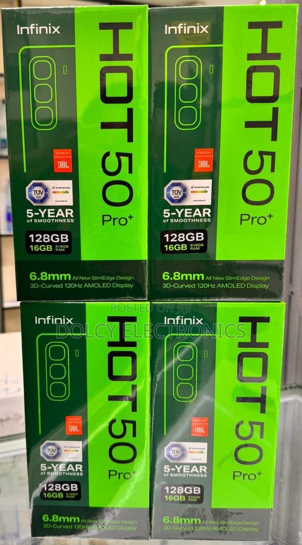 New Infinix Hot 50 Pro+ 4G 128 GB Black