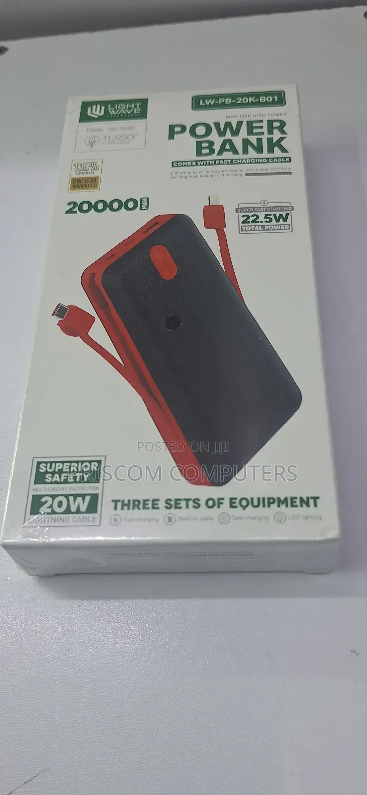Lightwave Traveler 22.5 PD 20000mah 22.5W Power Bank