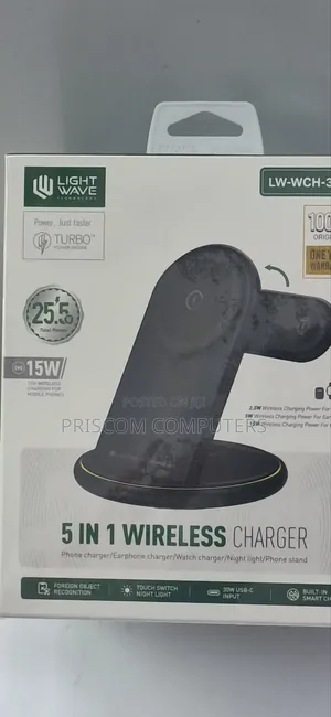 Lightwave Wireless Charger for Phones, Earphones, Watch