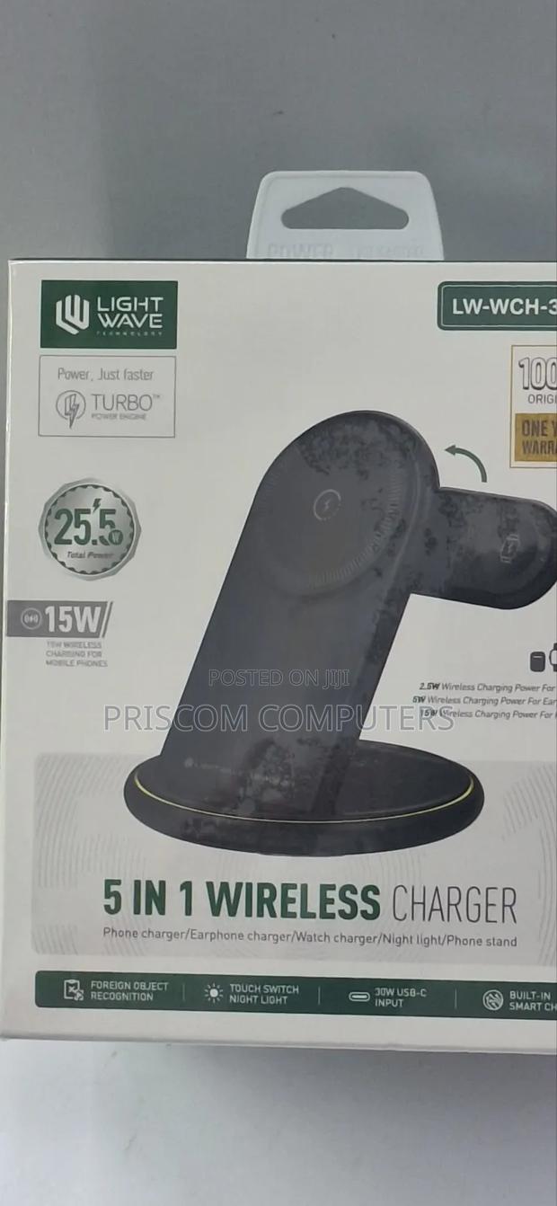 Lightwave Wireless Charger for Phones, Earphones, Watch - thumbnail 3