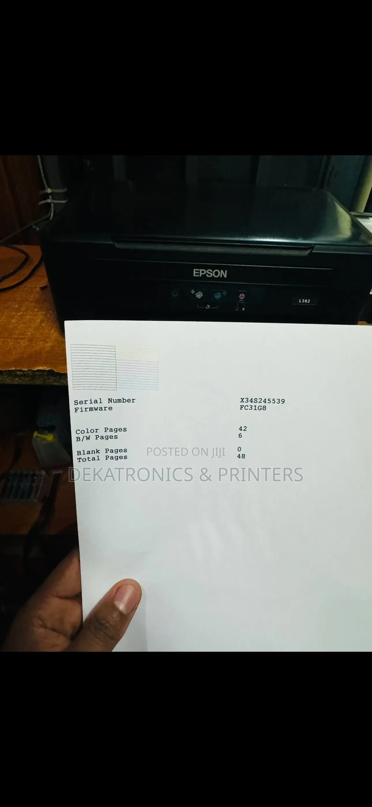 EPSON L365 EX UK 3 In1 Printer (With Wifi Connectivity)