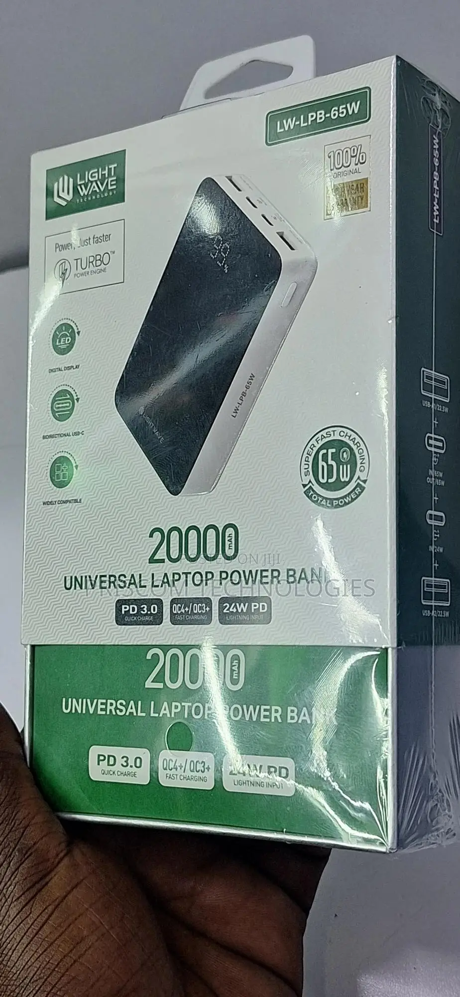 20000MAH Superfast Laptop Computer Power Bank With Warranty