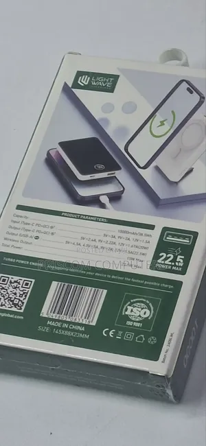 10000MAH 22.5W Lightwave Wireless Power Bank 1 Year Warranty