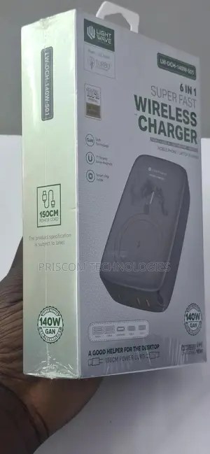 6 in 1 Super Fast Wiress Charger for Phones, Laptops,Desktop