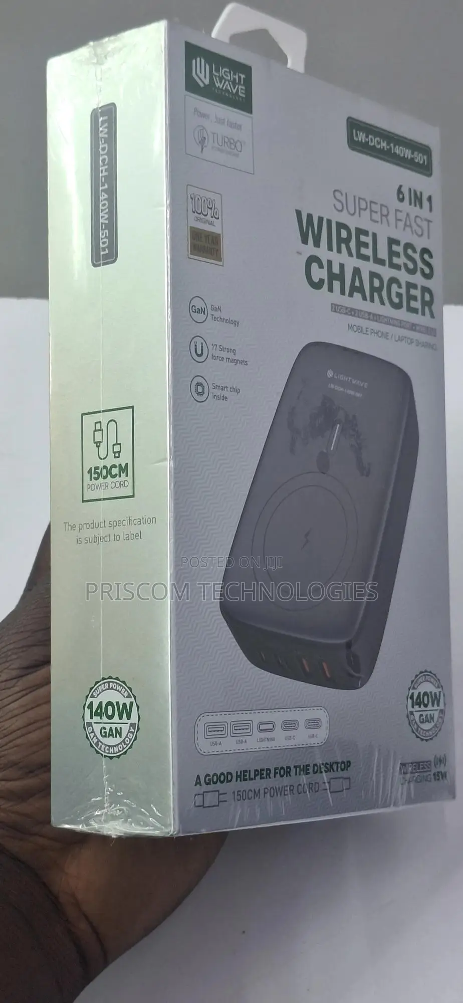 6 in 1 Super Fast Wiress Charger for Phones, Laptops,Desktop