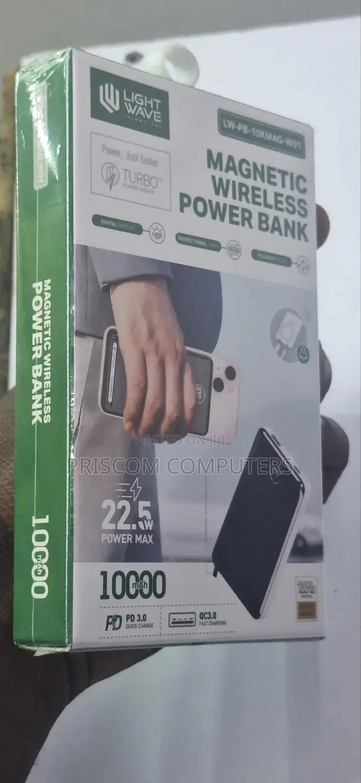 10000MAH 22.5W Lightwave Wireless Power Bank 1 Year Warranty