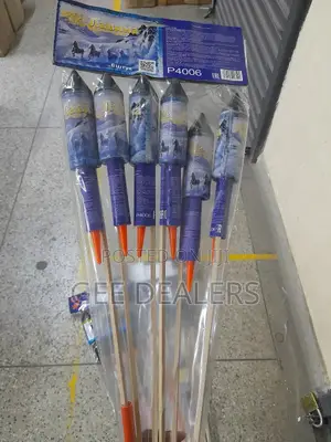 Rocket Fireworks ,Ksh 1300 Per Piece ,6pcs Ksh7500