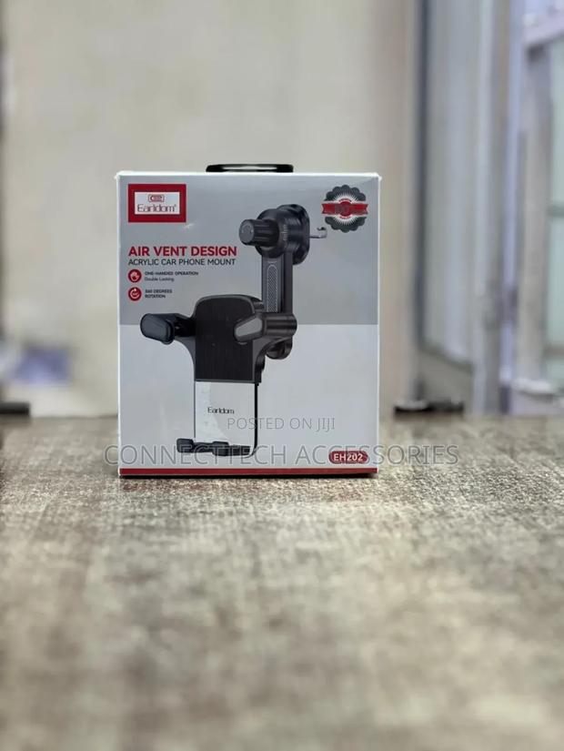 Earldom® Air Vent Car Phone Holder Mount Double Clamp - main view