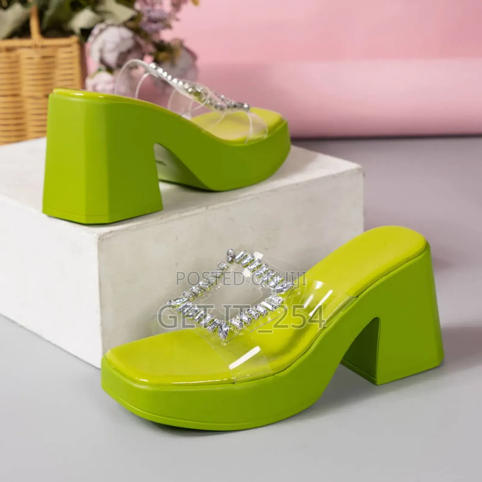 Block Fancy Heels. Sizes:38/40/40(Assorted)