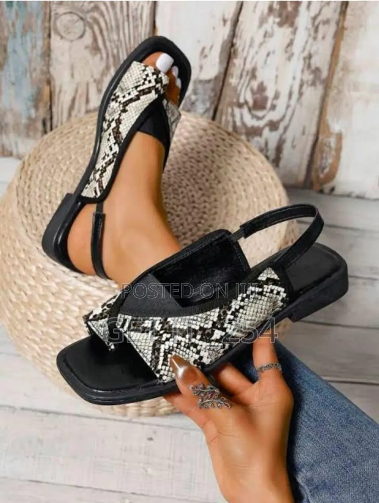 Summer Strap Back Sandals Sizes :37-41 (Assorted)