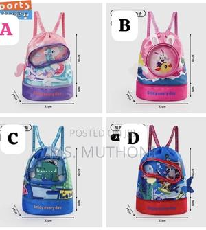 Waterproof Cute Cartoon Drawstring Swimming Bags - thumbnail 2