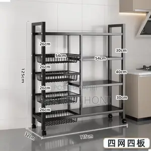 Big Size (115*32*125cm) Multifunctional Metallic Rack*
