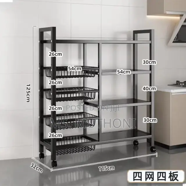Big Size (115*32*125cm) Multifunctional Metallic Rack*