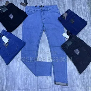 Non-Faded Men Sim Fit Jeans