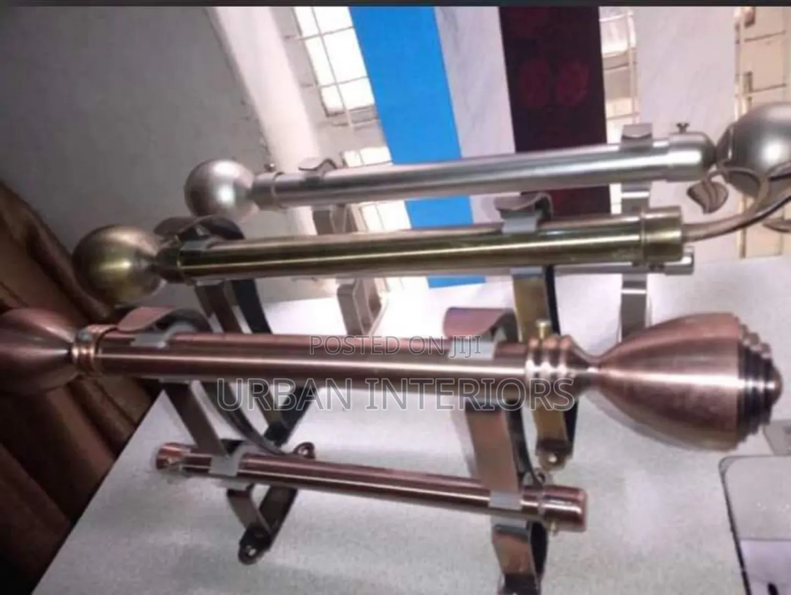 Smooth Juakali Curtain Rods