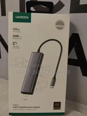 Ugreen 7-in-1 Usb C Hub 60hz Hdmi With Gigabit Ethernet