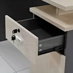 1200mm Office Table; Executive Desk With Lockable Drawer