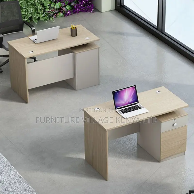 1200mm Office Table; Executive Desk With Lockable Drawer