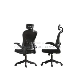 Midnight Black Ergonomic Mesh Study Chair