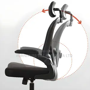 Midnight Black Ergonomic Mesh Study Chair