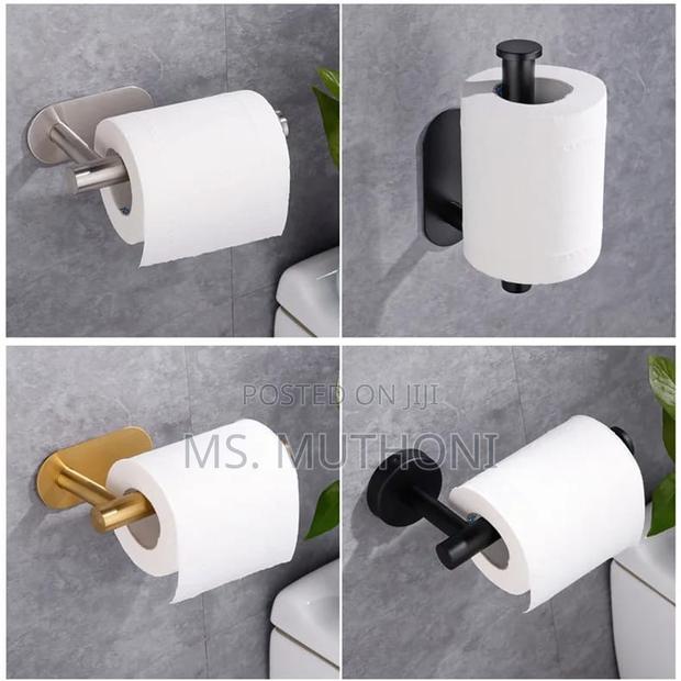 Adhesive Toilet Roll Paper Holder - thumbnail 2