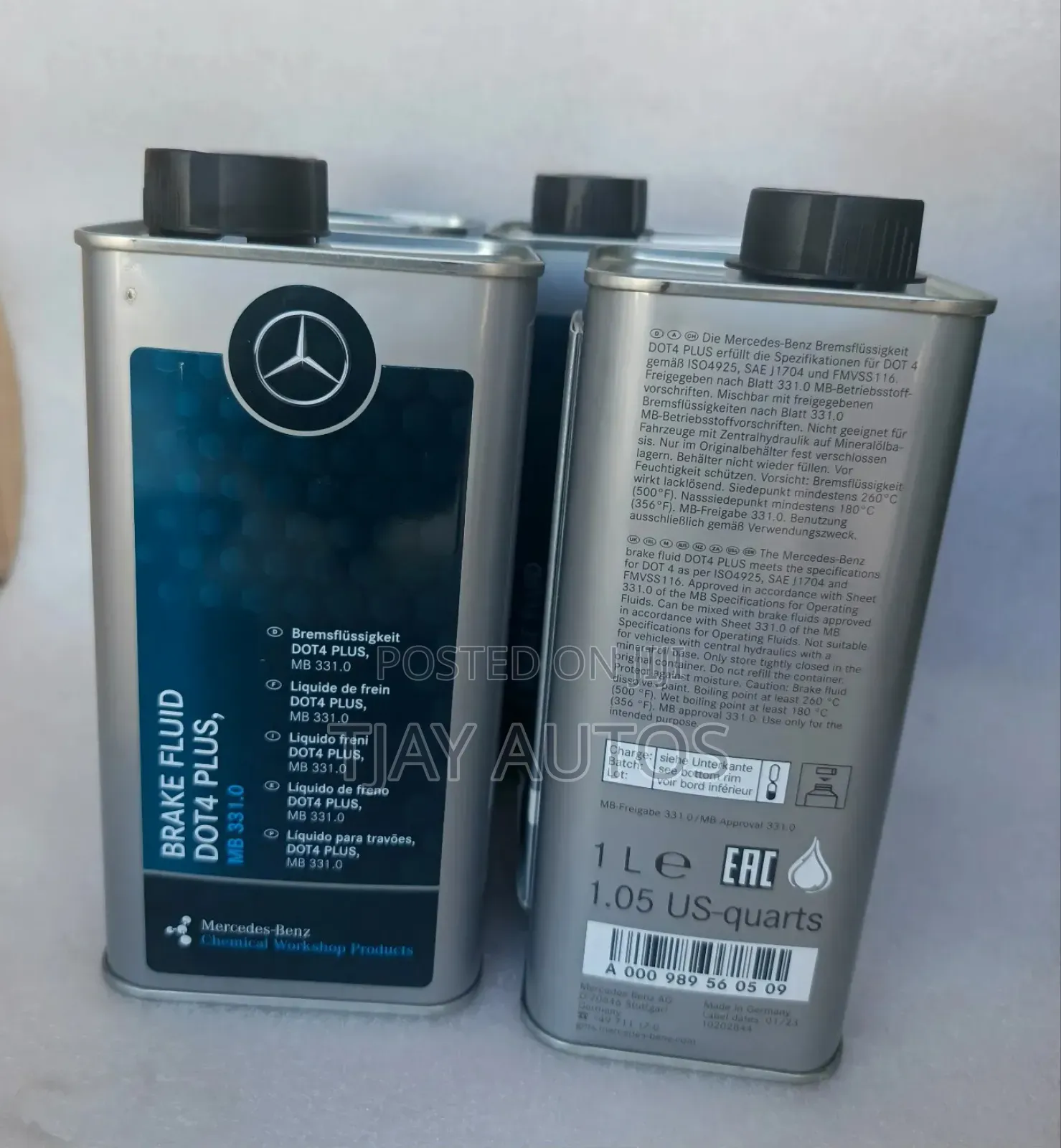 Original Merceded Engine Brake Fluid Dot 4