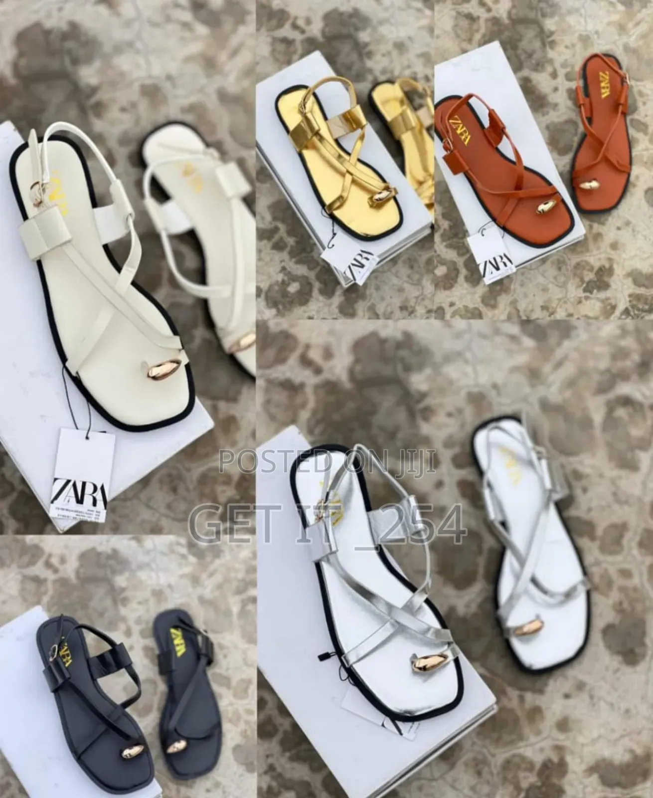 High Quality Leather (Zara) Sandles