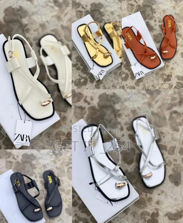 High Quality Leather (Zara) Sandles - main view