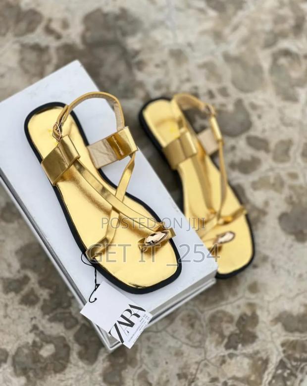 High Quality Leather (Zara) Sandles - thumbnail 3