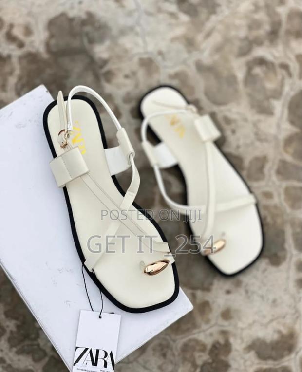 High Quality Leather (Zara) Sandles - thumbnail 4