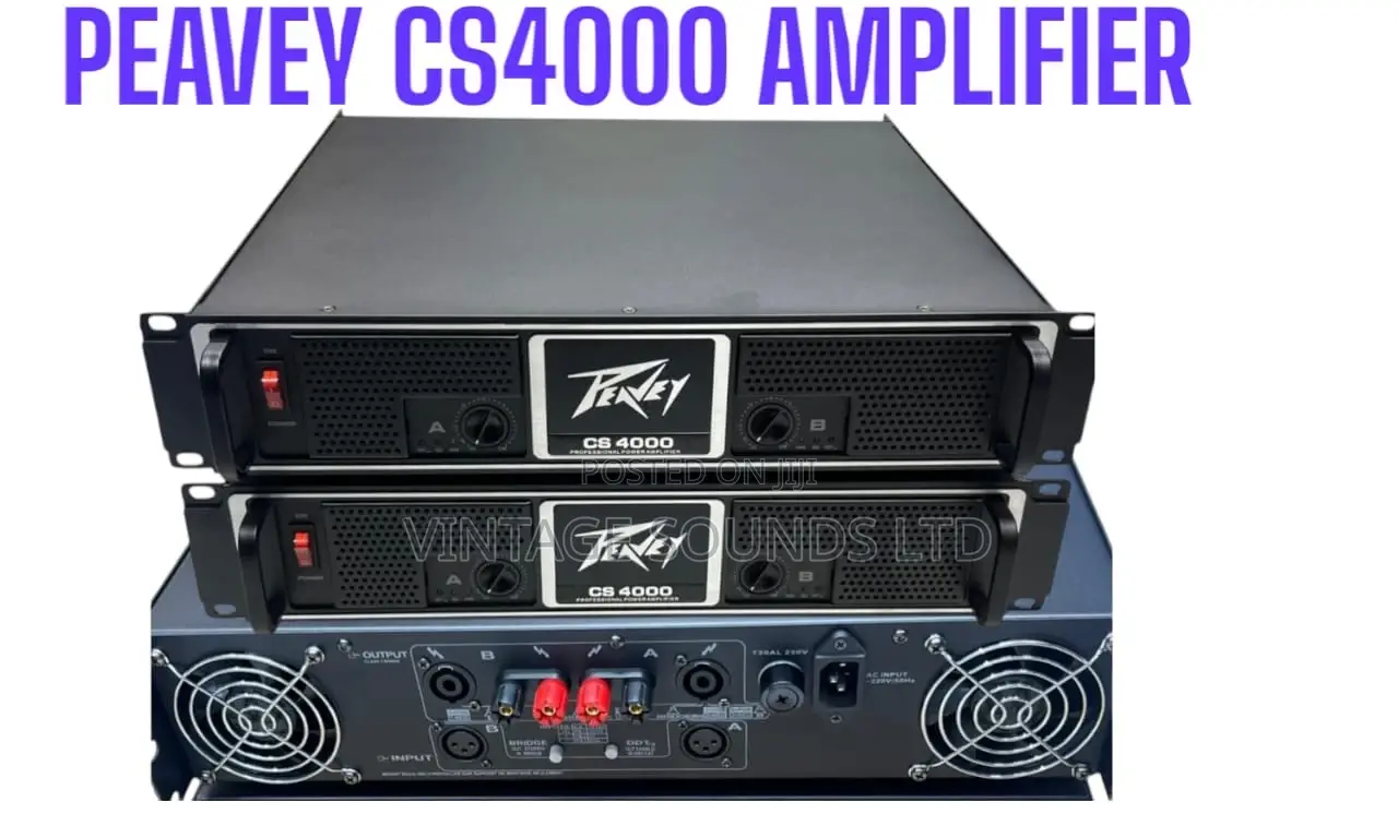 Peavey CS4000-4000 Watt Power Amplifier( 4 Ohms Bridged)