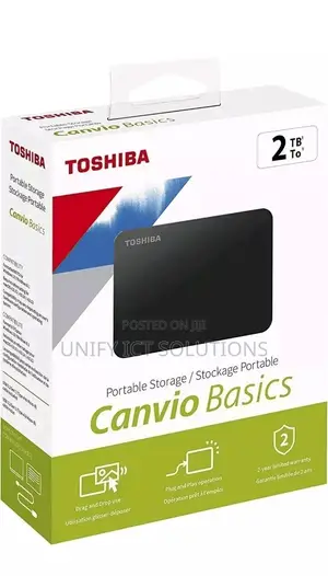 Toshiba 2TB External Hard Drive USB 3.2