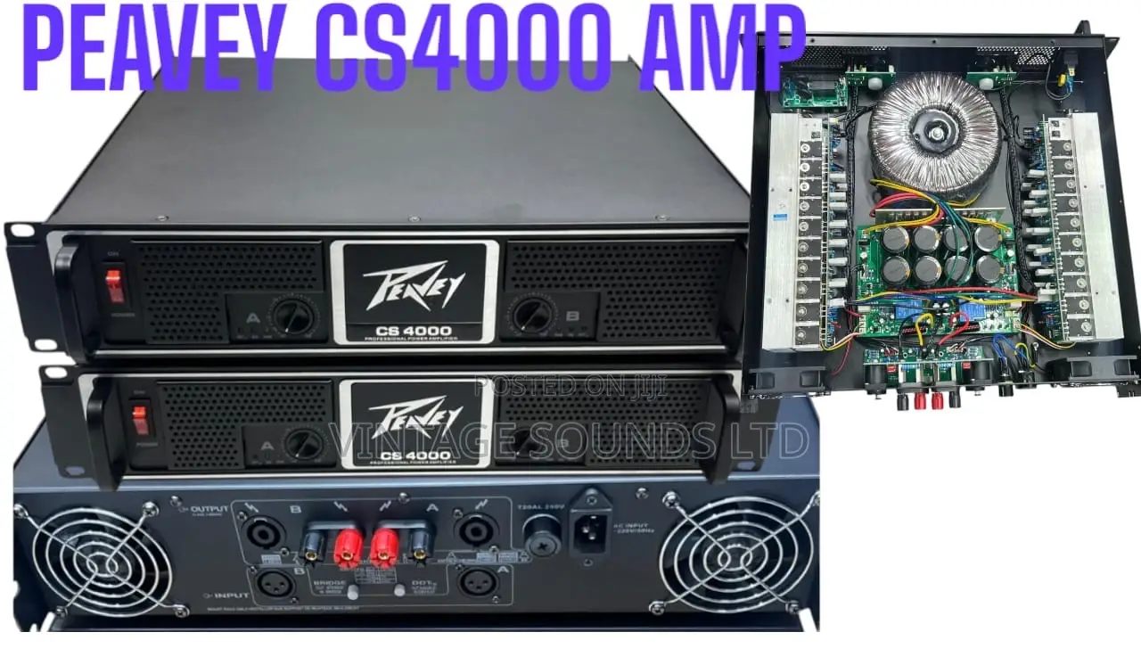 Peavey CS4000 -4000watts Power Amplifier(Class H Technology)