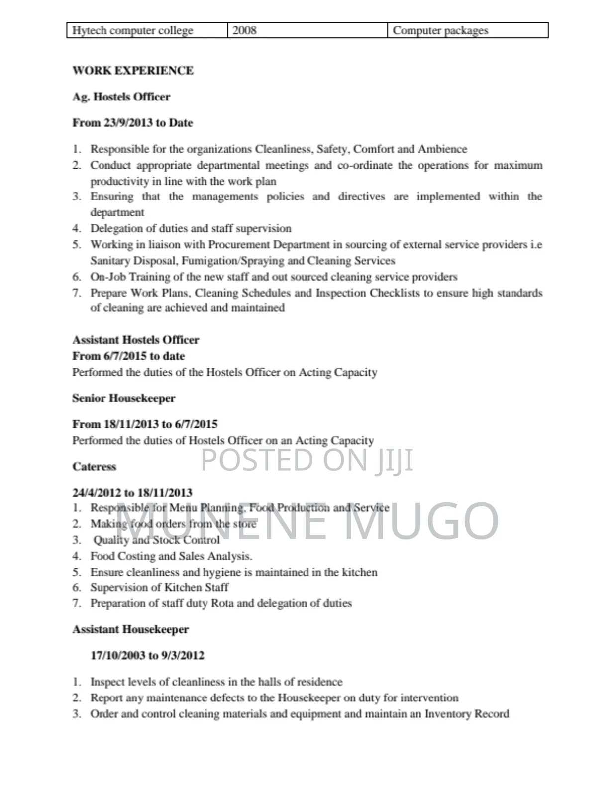 Looking for Job