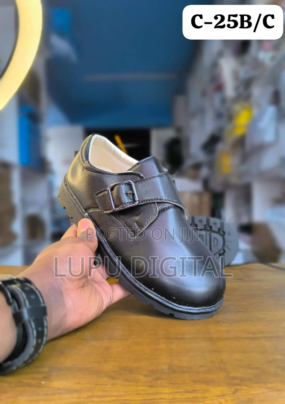 Boys Black Shoes