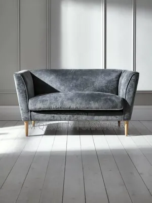 New Gray 2 Seater Back Permanent Couch