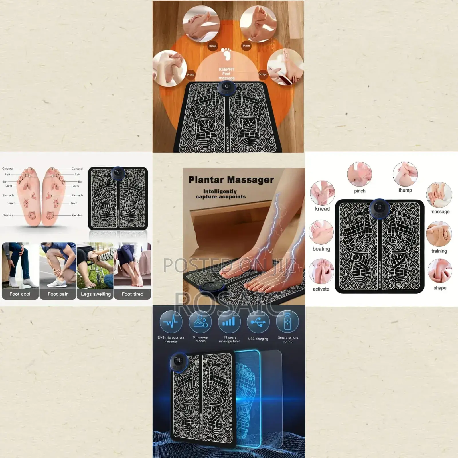 Electric Muscle Stimulation Foot Massager