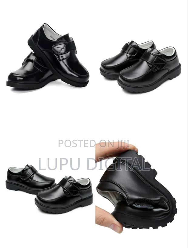 Boys Leather School Shoes 26-40 - main view