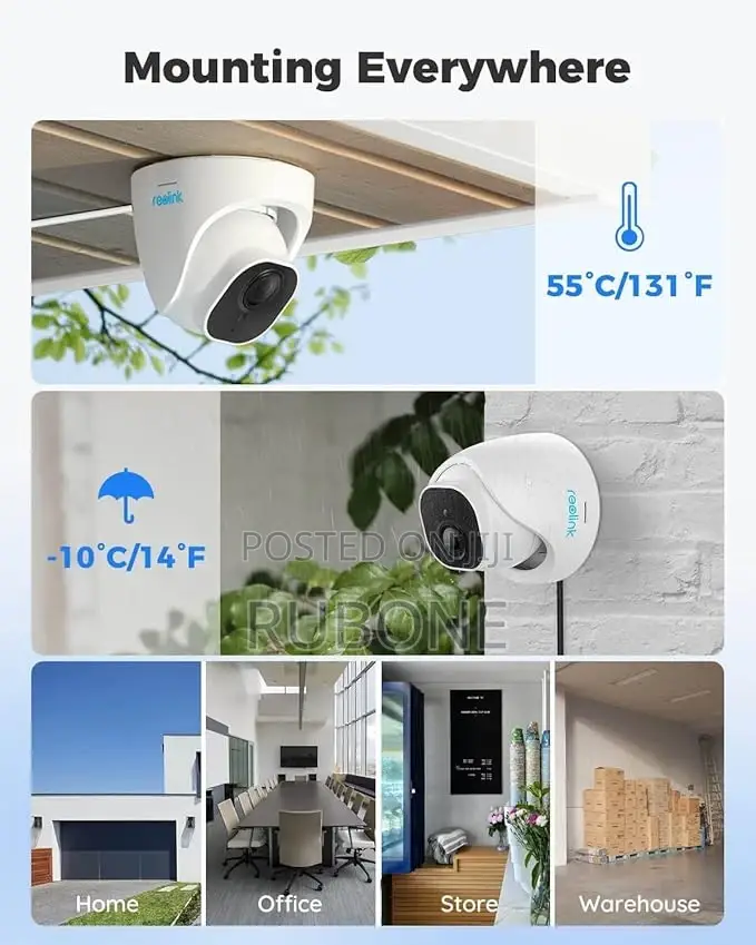 Reolink 8ch 5mp Poe Home Security Camera System