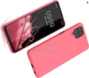 Samsung Galaxy A12 Case Protective TPU Silicone Cover-Pink