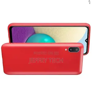 Galaxy A02 Case Silicone Bumper Phone Case Shockproof-Red