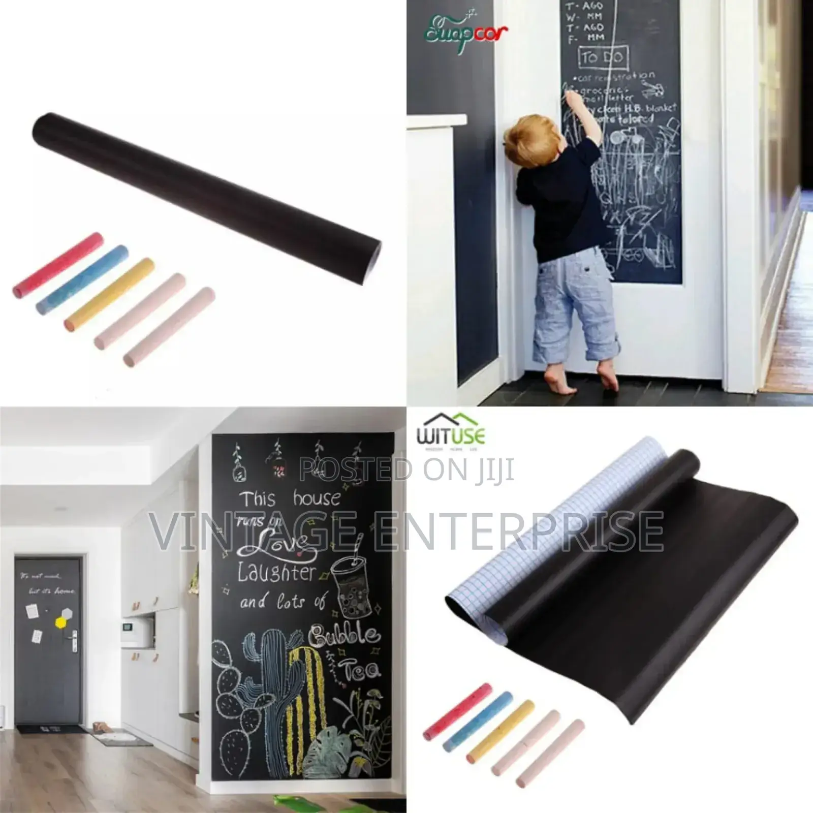 Wall Sticking Blackboard  45*200 Cm
