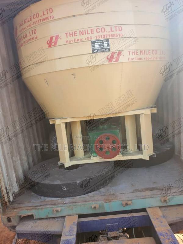 Gold Mining Wet Pan Mill With Mercury Amalgamation - main view