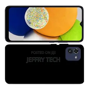 Back Cover Case for Samsung A03, Silicone Shockproof-Black