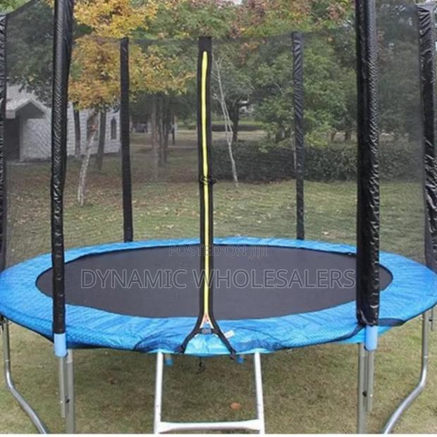 8ft Trampoline With Safety Net and Ladder