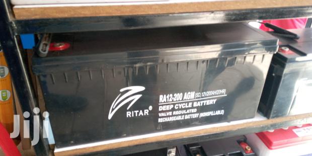 Ritah RA12-200 AGM Deep Cycle Battery - main view