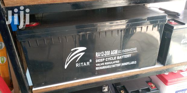 Ritah RA12-200 AGM Deep Cycle Battery - thumbnail 2