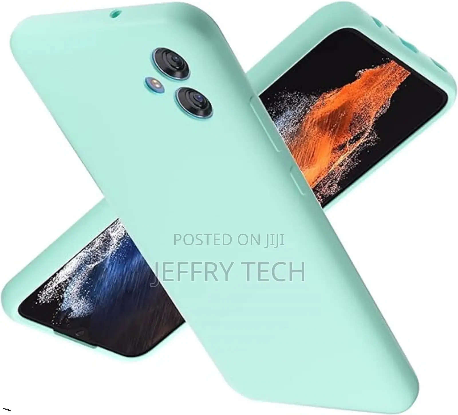 Galaxy A04E Case Soft Liquid Silicone Anti-Scratch-Green