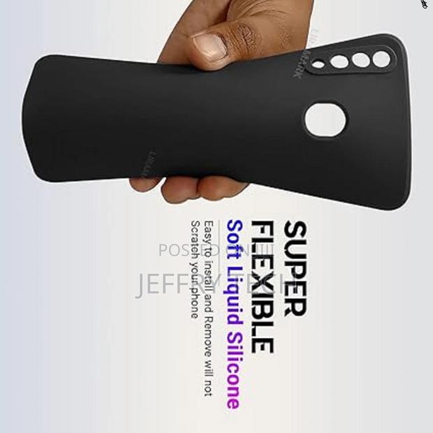 Silicone Soft Case for Samsung Galaxy A20s (Black) - thumbnail 3