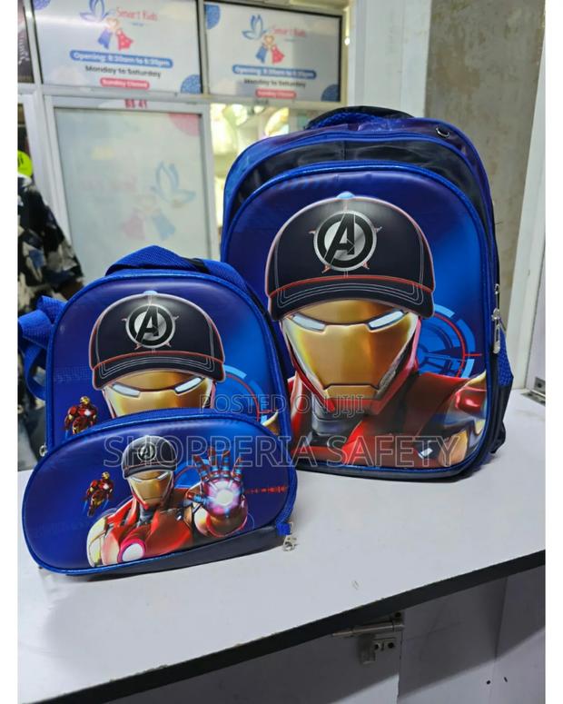 3in1 Cartoon- Themed School Backpacks - main view